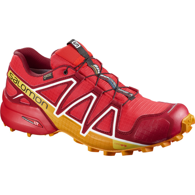 Zapatillas Trail Running Salomon Hombre Rojas - Salomon Argentina SPEEDCROSS 4 GTX® ,459067-AFJ